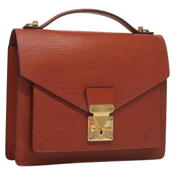 LOUIS VUITTON Epi Monceau 28 Hand Bag Brown M52123 LV Auth 124534 - Picture 1 of 16